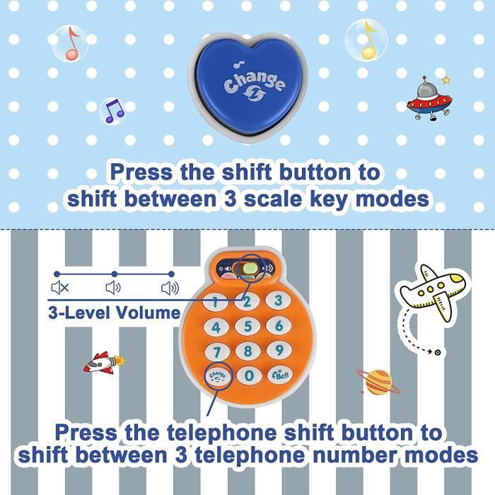 Mesa de estudio para bebés, mesa de actividades musicales para niños, mesa de juegos musicales para niños de 36 meses en adelante, juguetes de sonido para bebés