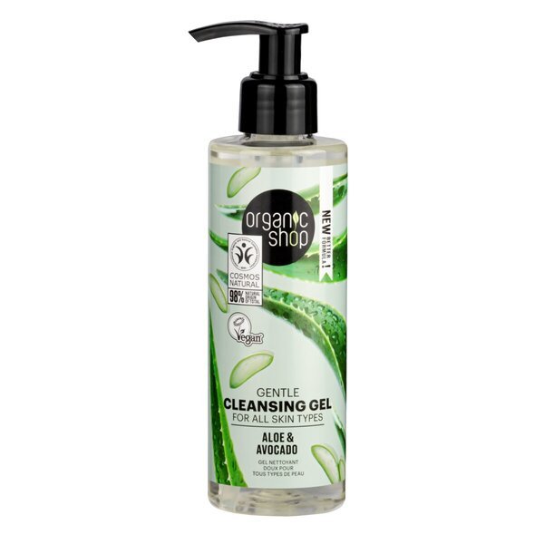 Organic Shop Nježni gel za čišćenje s alojom i avokadom 200ml