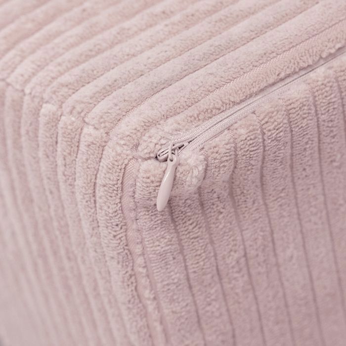 Poltrona infantil MISIOO em espuma para berçário, cor rosa veludo cotelê, 53x40 cm