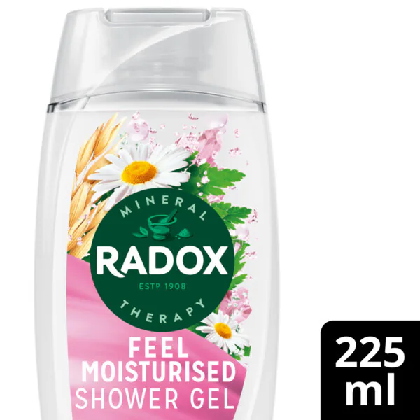 Gel de ducha hidratante Radox Mineral Therapy Feel 225 ml