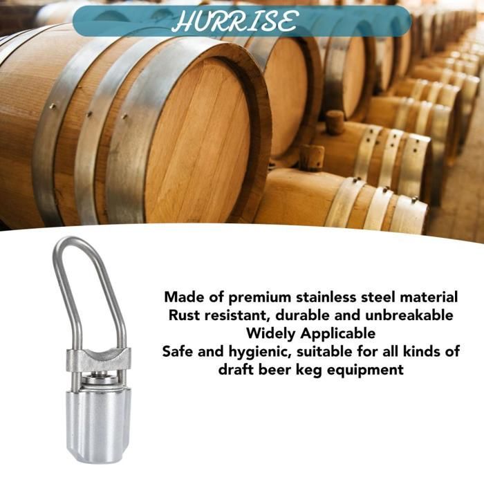 Cerradura para grifo de cerveza, cerradura para grifo y cerradura para grifo de barril, acero inoxidable, equipo para cerveza de barril