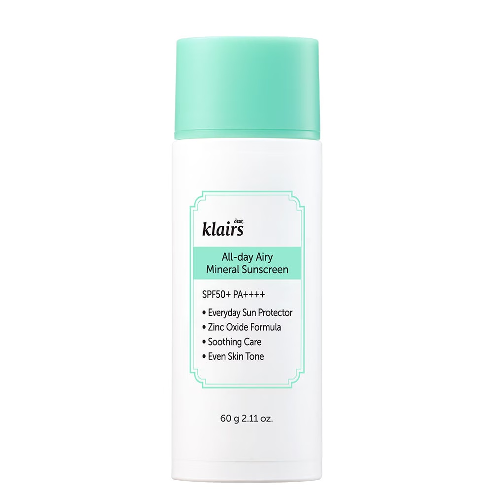 Целодневна минерална крема за сунчање Airy