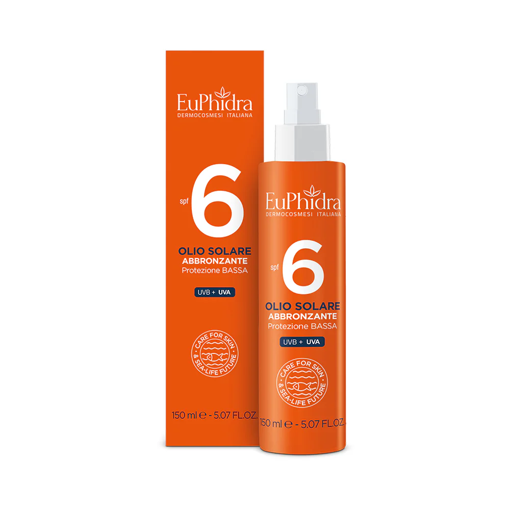 Solari Olio Solare Abbronzante SPF6 - Olio solare corpo bassa prot.