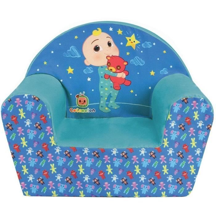 Silla infantil Fun House Cocomelon, fabricada en Francia, con garantía, 42 x 52 x 33 cm (alto x ancho x profundidad).