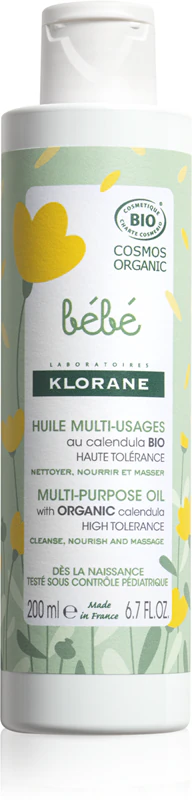 Klorane Bébé Multi-Purpose Oil vyživujúci telový olej pre detskú pokožku