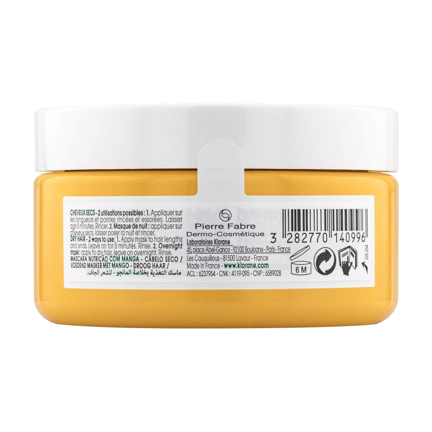 Burro di Mango Maschera nutritiva al Mango - Maschera Nutriente Capelli