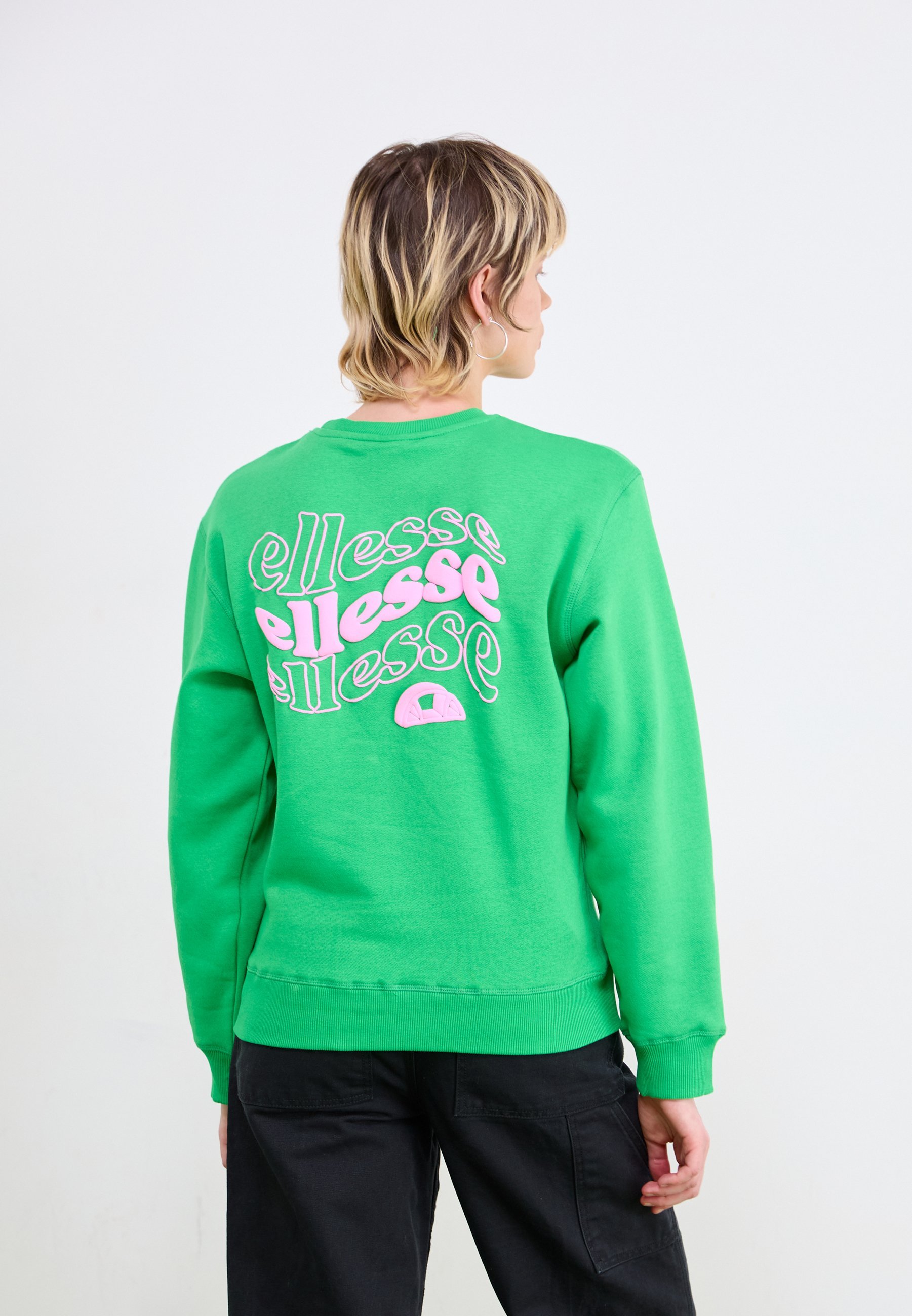 Ellesse HUTTENBERG - Sweatshirt - grün/rosa
