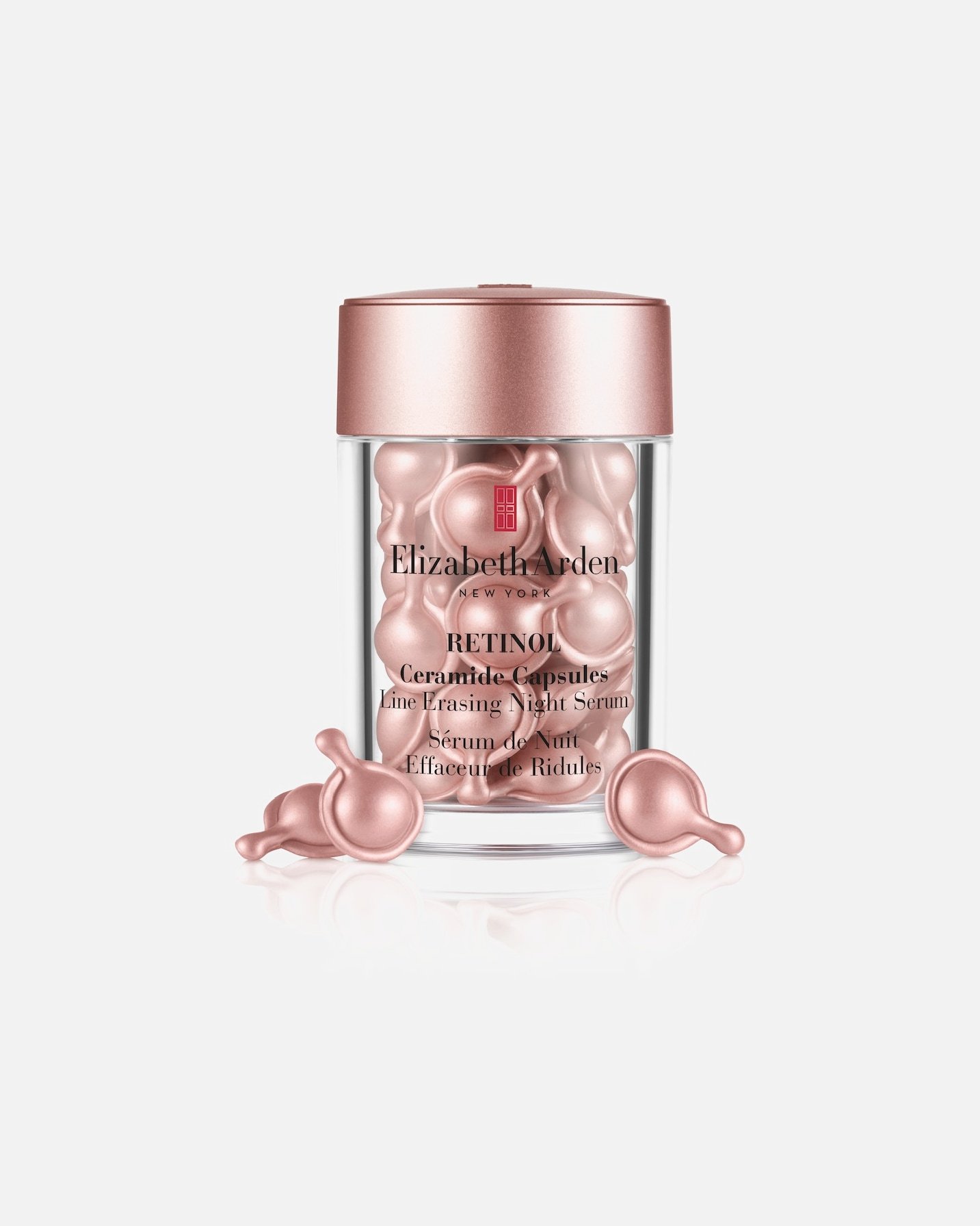 Elizabeth Arden senėjimą stabdantis serumas Ceramide Kapseln Line Erasing Night - 30 Kapseln
