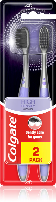 Zubná kefka Colgate High Density Charcoal Soft