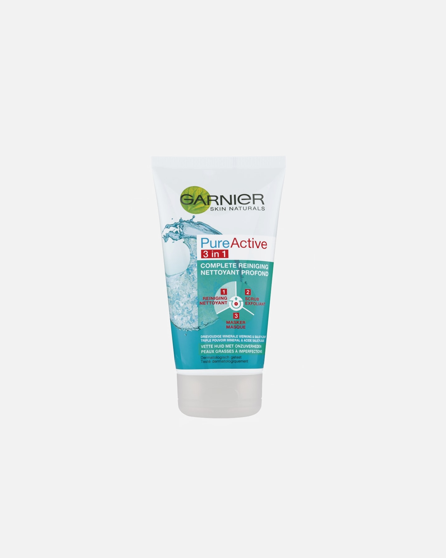 Garnier PureActive 3-in-1 Gesichtsreinigungsset mit Tonerde - 150 ml