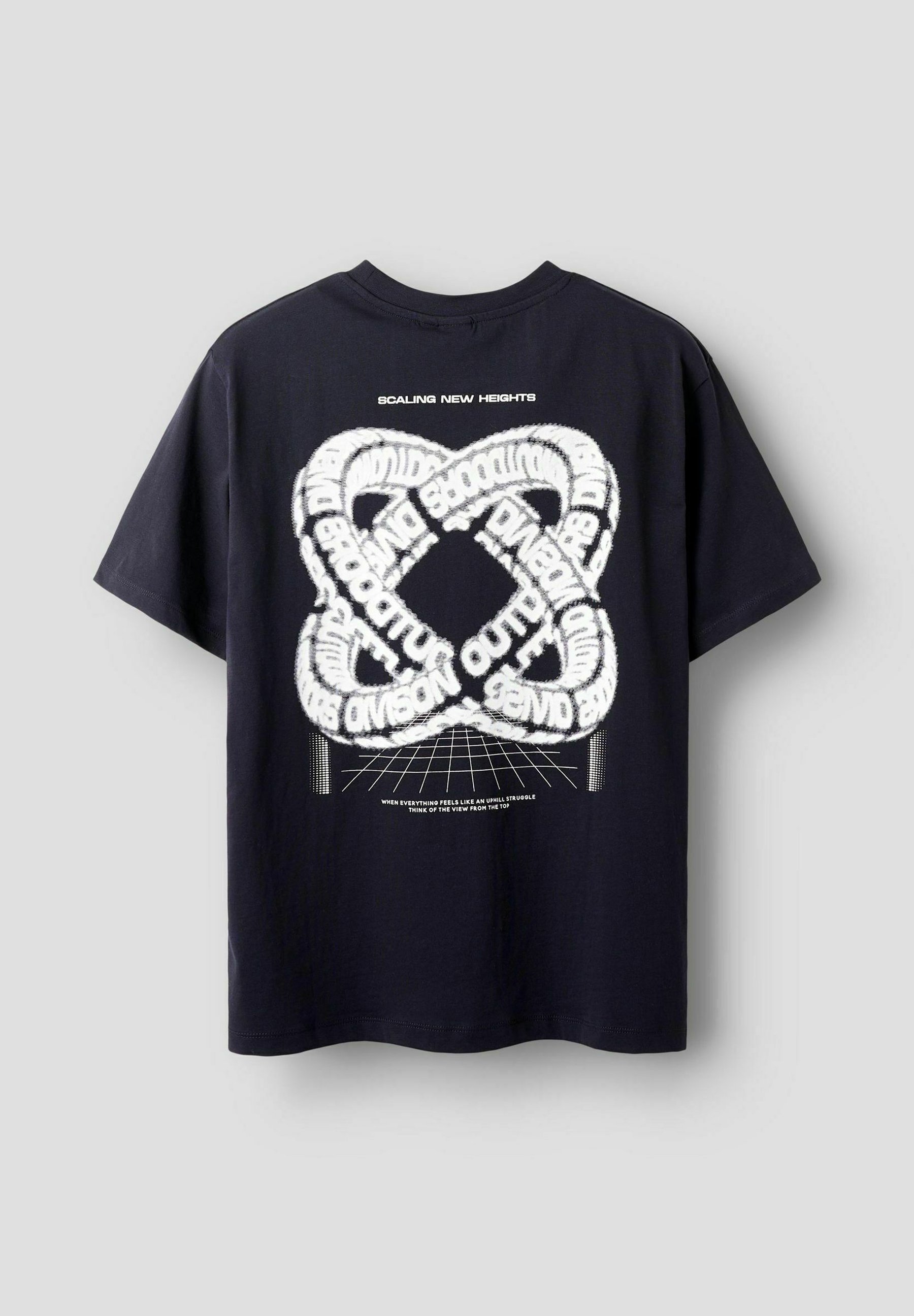 LMTD Print T-shirt - zwart