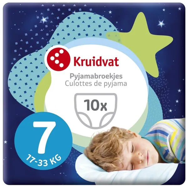 Kruidvat Boyz srednje velike pidžama gaćice veličine 7 (17-33 kg), 10 komada