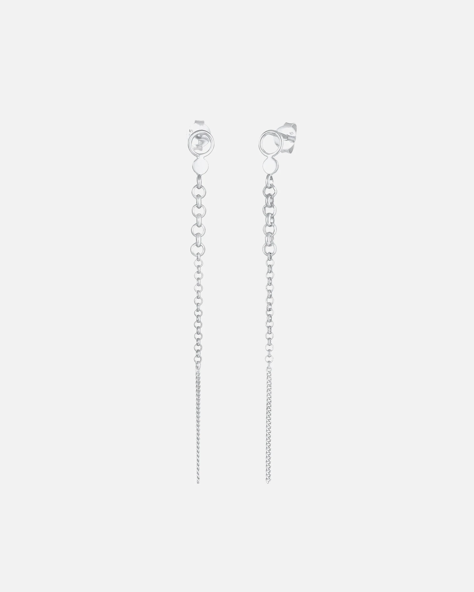 Elli Chaîne de pois chiche pour dames tendance ronde en argent sterling 925