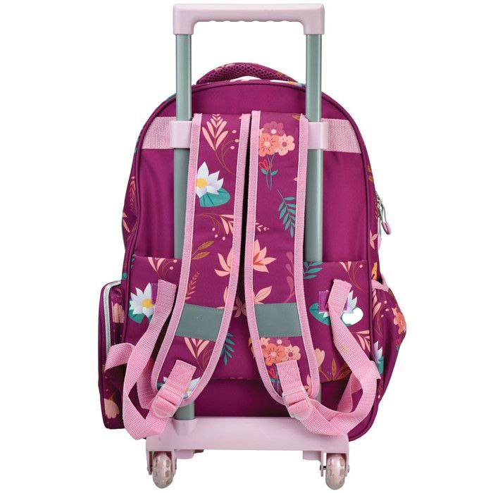 Mochila com Rodinhas Disney Princess Castelo 46 CM Premium - Mochila Escolar