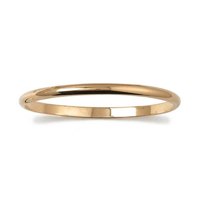 Armband - 6,2 cm diameter - 18 karaats verguld - 5 mm dik - Damessieraden