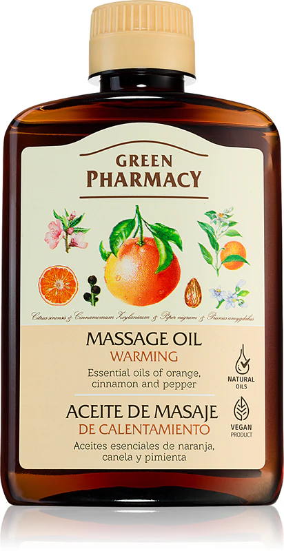 Groene Apotheek Essentiële oliën van Sinaasappel Massageolie, verwarmende massageolie