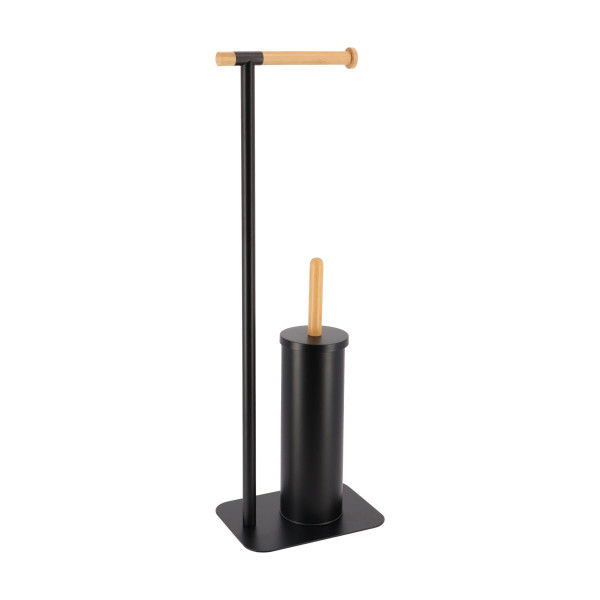 Uchwyt na papier szczotka toaletowa do WC 2w1 69,5 cm