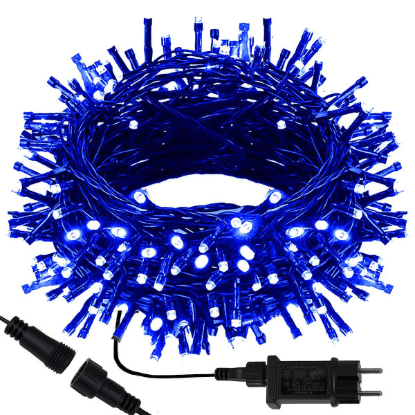 Lampki choinkowe 500 led niebieskie 27,5 m zewnętrzne IP44
