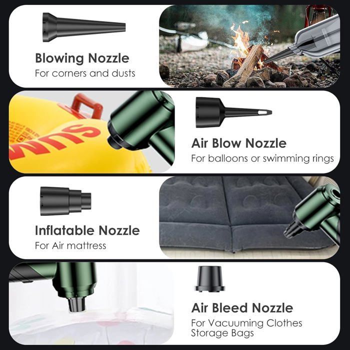 Portable Handheld Vacuum Cleaner, 15000Pa Powerful Cordless Car Vacuum Cleaner, Mini Foldable Handheld Vacuum Cleaner, 6000mAh Rechargeable