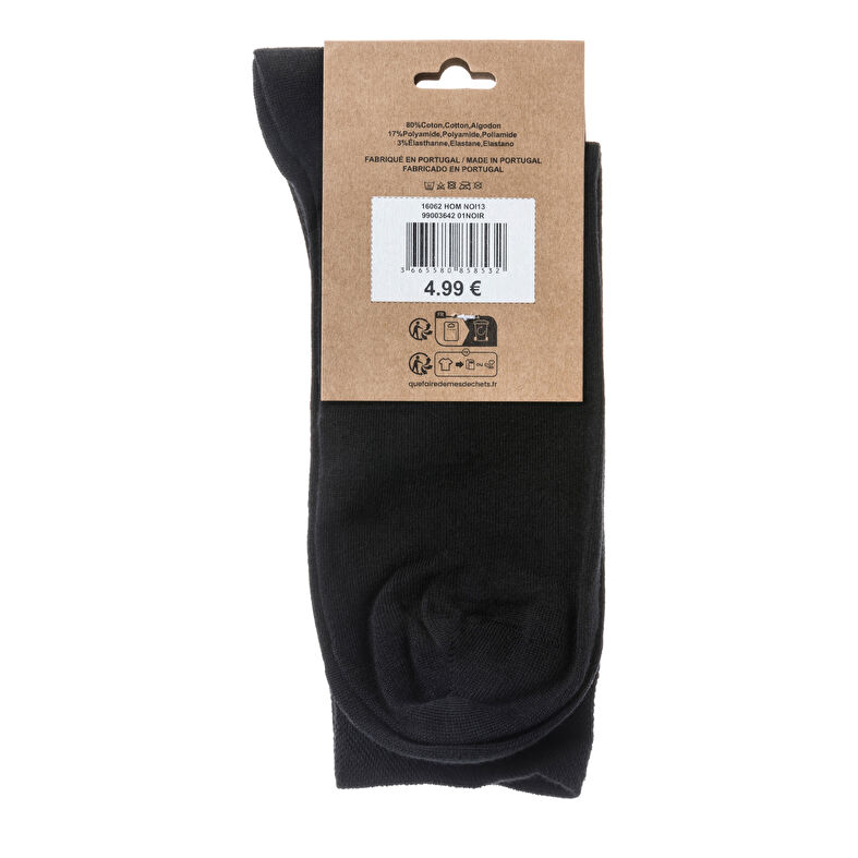 Schwarze Socken und Strumpfhosen für Herren