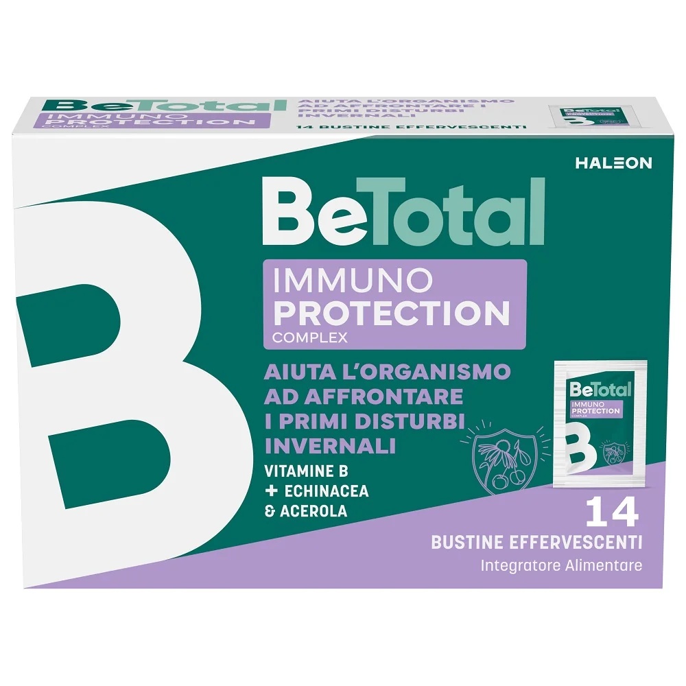 BE-TOTAL Be-Total Immuno Protection 14 sachets Complément alimentaire Défense immunitaire Vitamine B Zinc