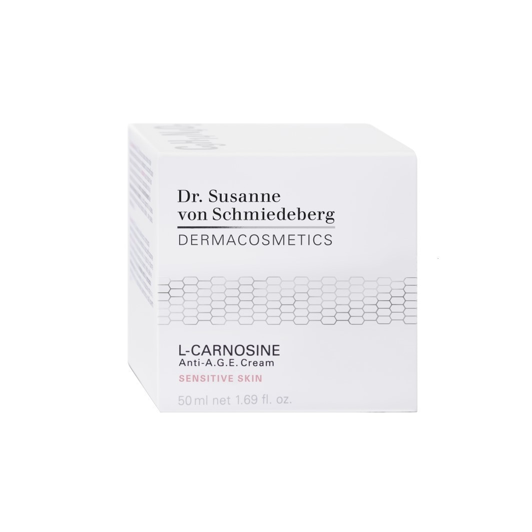 Dr. Susanne von Schmiedeberg kasvovoide L-karnosiini L-karnosiini Anti-AGE Cream herkälle iholle – 50 ml