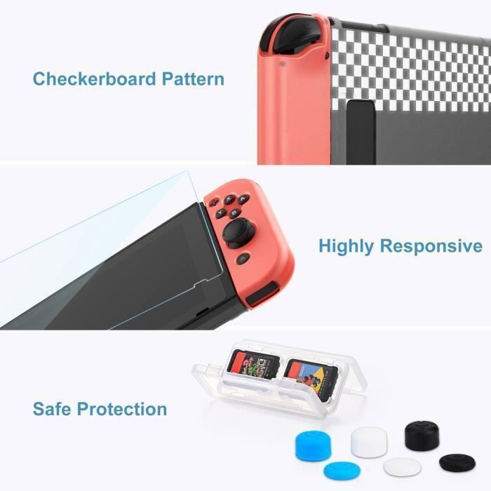 Nintendo Switch 13-in-1 accessory pack with Cowboy backpack, Switch case, 2 screen protectors, game card box, etc.