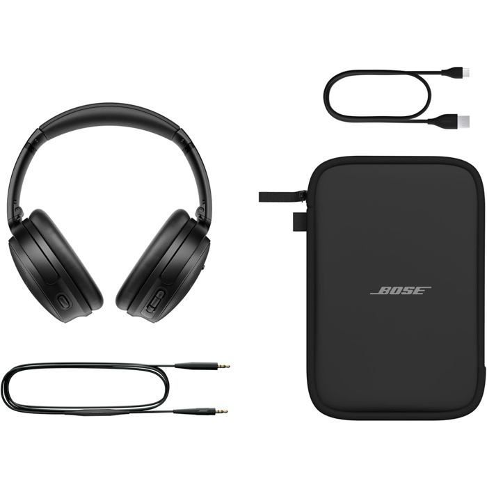Casque sans fil - BOSE - QuietComfort SC - Réduction active du bruit - Bluetooth 5.1 - Noir