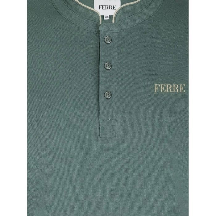 Ferre Polo Kurzarmhemd mit Stehkragen, Giorgio Green, Herren