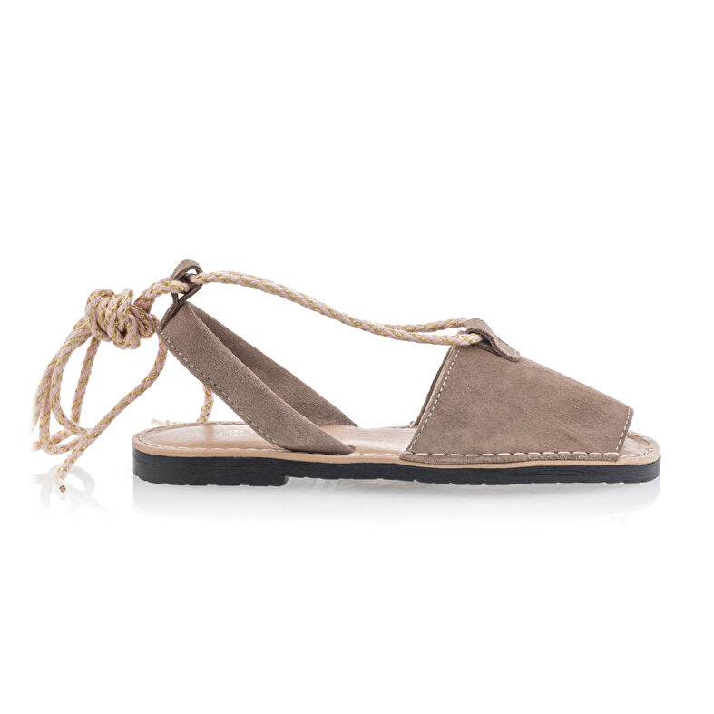 Brune sandaler / sko med åpen tå til dame