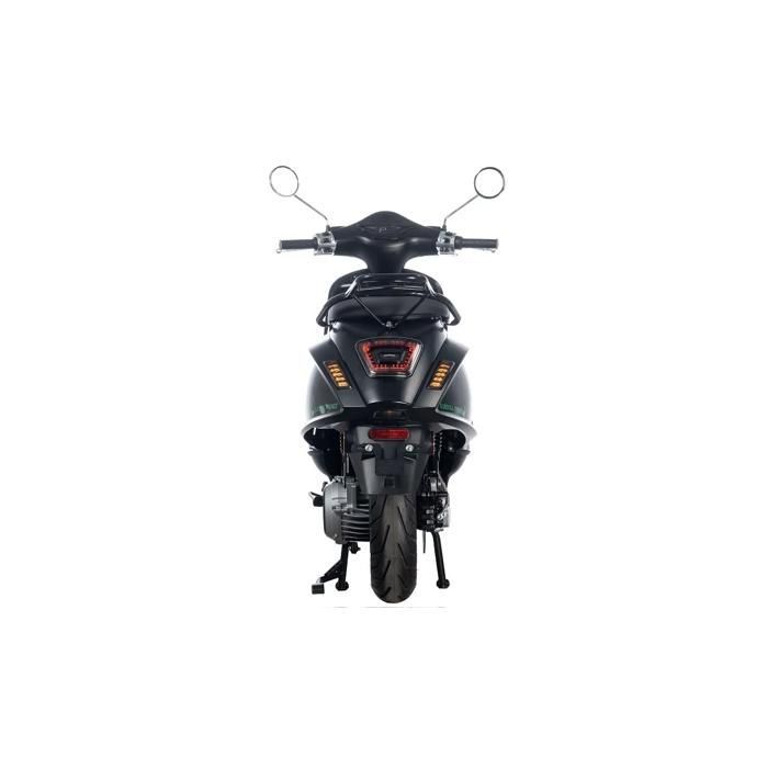 Scooter Électrique VISCOT 125cc – Moteur Brushless 5900W, Autonomie 120 km - Couleur: Noir