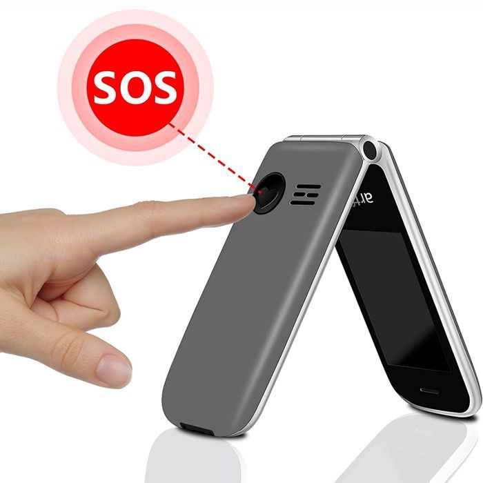 artfone F30 4G Téléphone Portable Senior à Clapet avec Grandes Touches,Bouton SOS,écran de 2.4