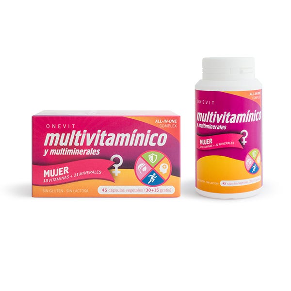 Onevit-monivitamiini naisille 45 kasviskapselia | 45 yksikköä