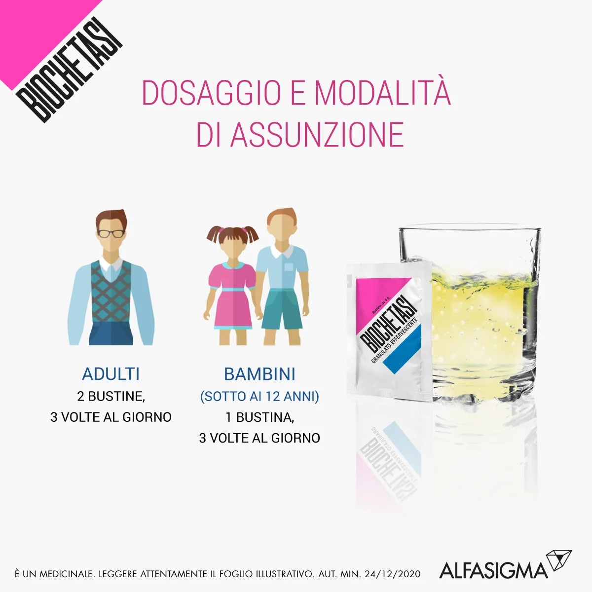BIOCHETASI Granulés effervescents Biochetasi 18 sachets Antiacide et détoxifiant