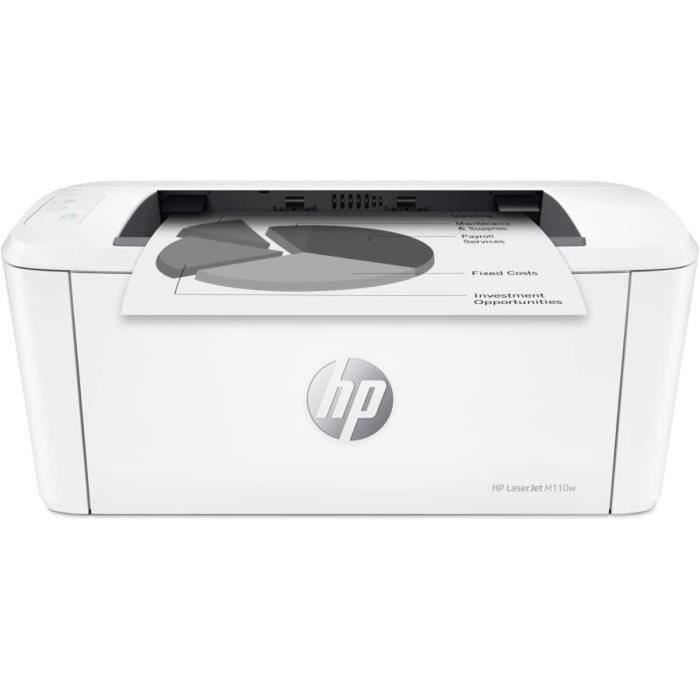HP LaserJet M110w Schwarzweiß-Laserdrucker (Einzelfunktion) + Original schwarze Tonerkartusche W142A