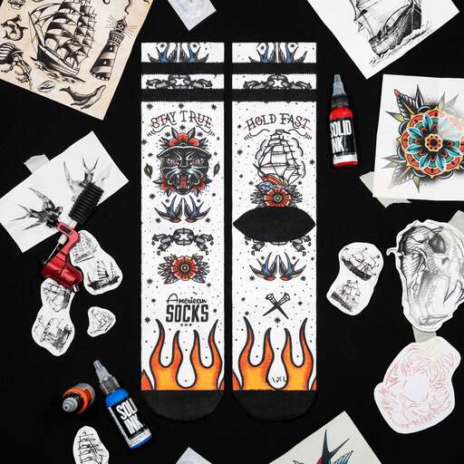 American Socks Stay True srednje visoke čarape