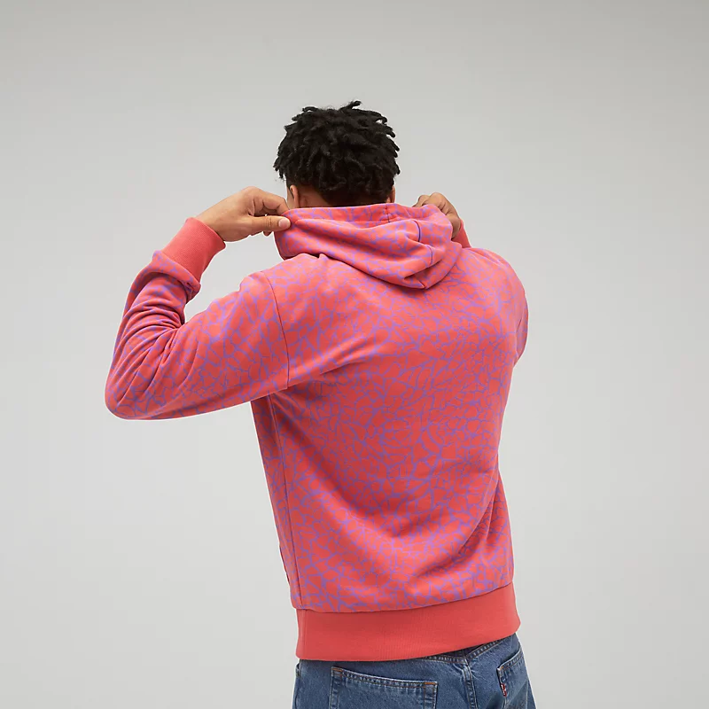 NB Athletics hoodie met energieprint voor heren - MARS RED