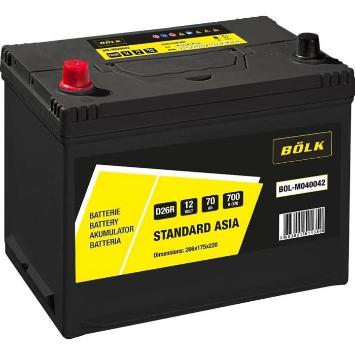 BOLK 70Ah/700A autoaccu BOL-M040042