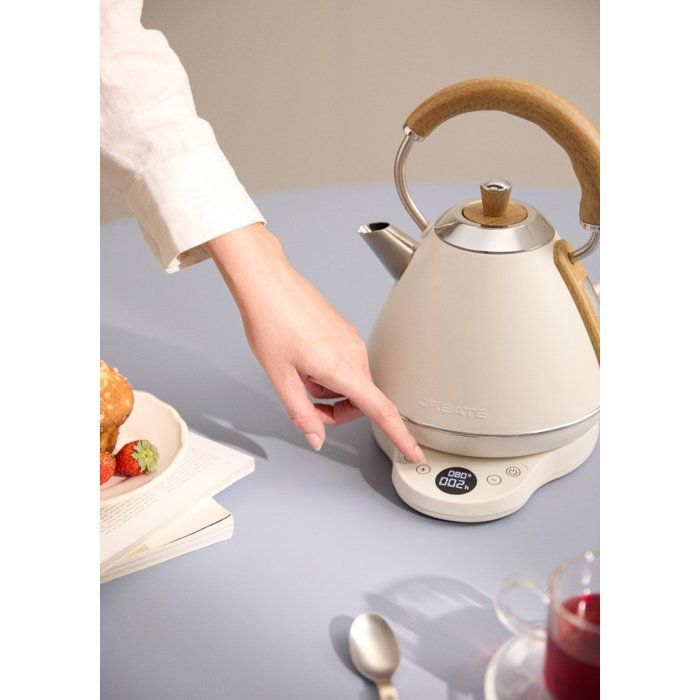 Wasserkocher - Create - Kettle Retro Pro - 1 l - Einstellbare Temperatur - BPA-frei