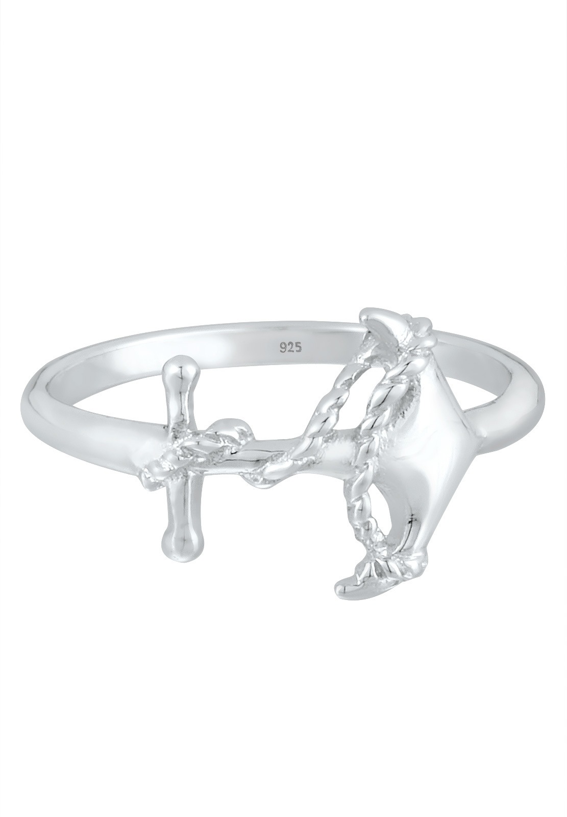 Elli Femme Symbole d'Ancrage Maritime Ludique en Argent Sterling 925