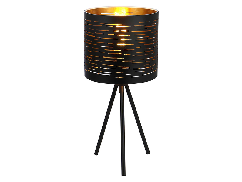 Lampa stołowa Tunno metalowa czarna