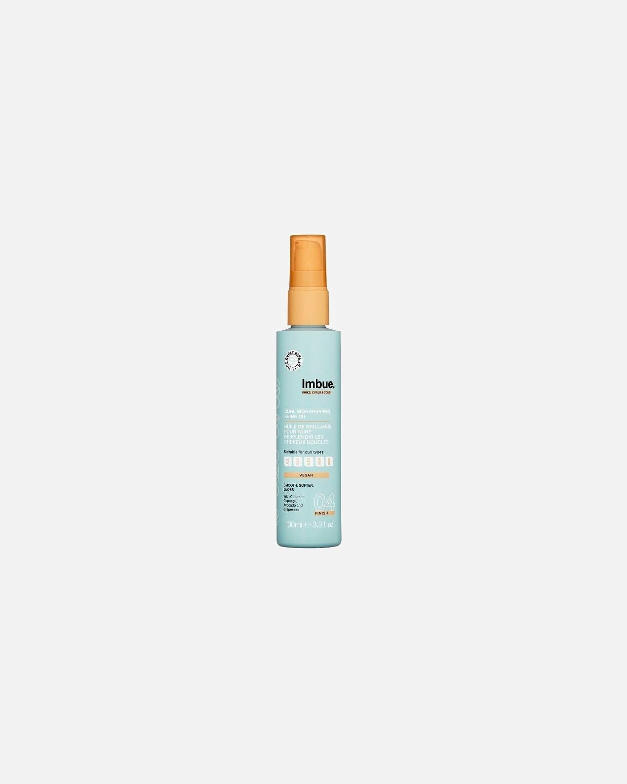 IMBUE. Ulje za kosu za sjaj koji obožavaju kovrče - 100 ml