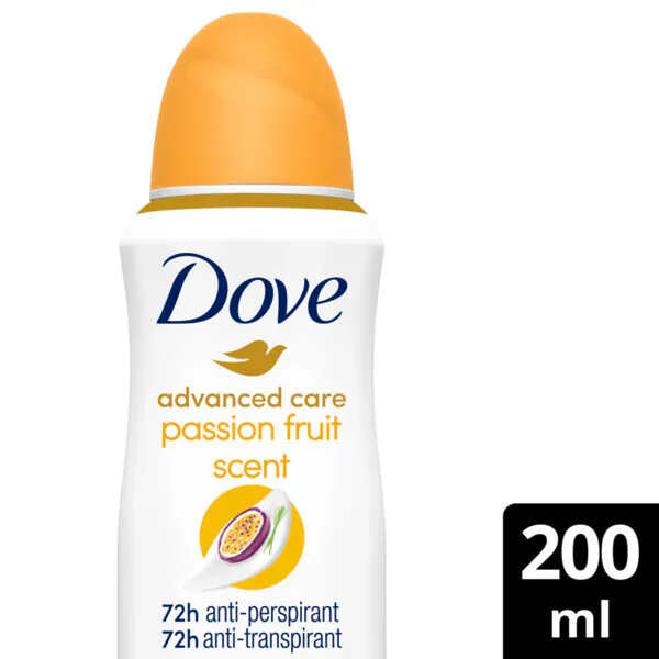 Dove Advanced antiperspirant dezodorant s vôňou mučenky 200 ml