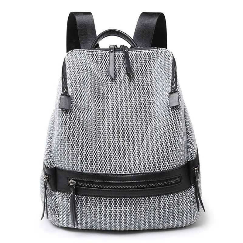 Zaino casual da donna in nylon 2020, zaino grande da donna, borsa per la scuola per ragazze adolescenti, zaino da viaggio leggero da donna XA250H