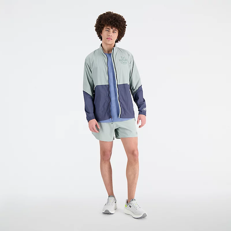 Męska kurtka graficzna Impact Run Packable - JUNIPER