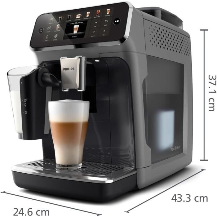 Philips Espressomaschine der Serie 5500 – 20 Getränke – LatteGo Milchkaraffe – 1,8 l