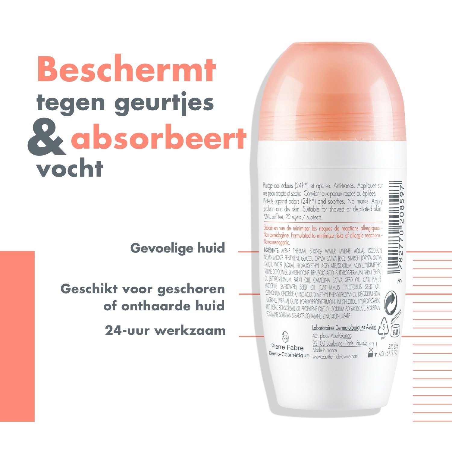 Avène Deodorant 24Hr Dezodorantas - 50 ml