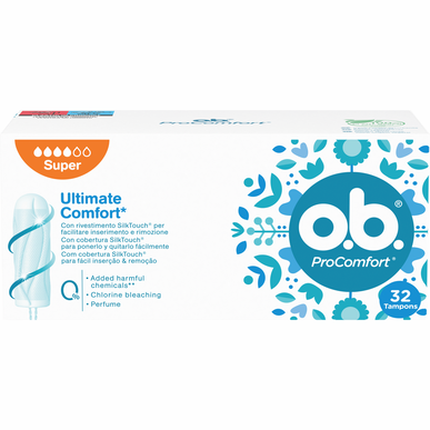 OB Ultimate Comfort -tamponit ProComfort Super Heavy Flow -tamponit