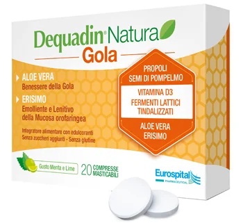 EUROSPITAL Dequadin Natura Gola 20 tabletten