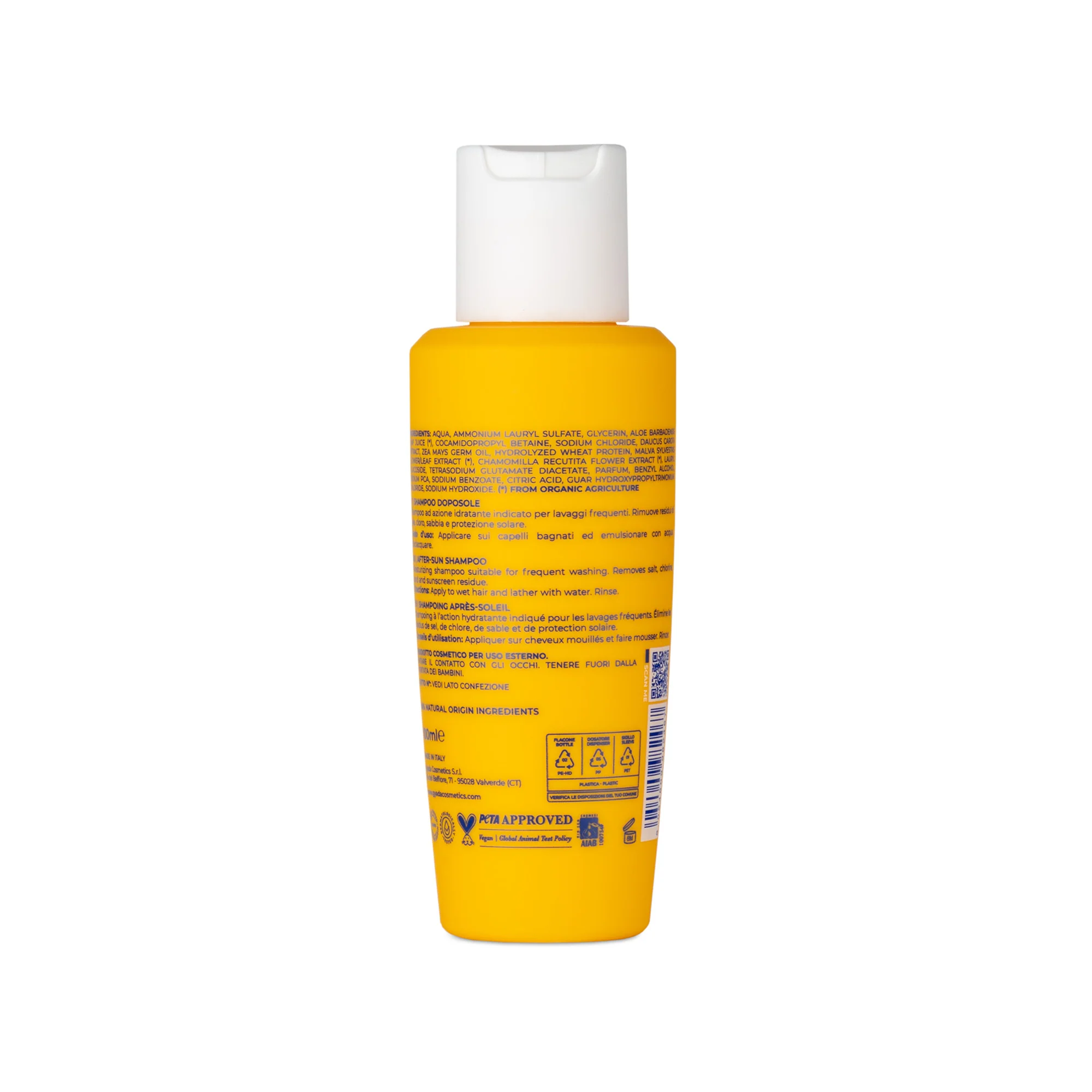 Solari Shampoo Doposole - Shampoo Protezione Solare, Trattamento Protezione Solare Capelli